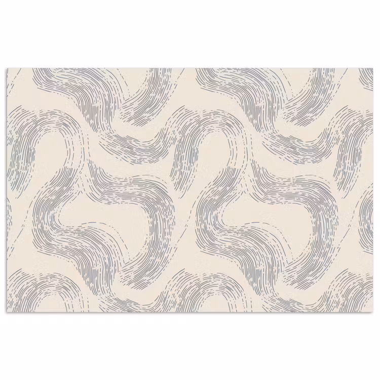 Lijnen - Patroon - Beige - Minimalistisch poster papier klein 62 -3d