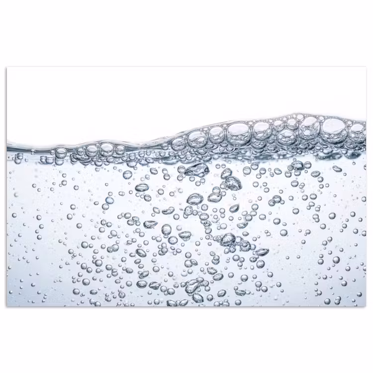 Luchtbellen - Water - Dynamisch poster papier klein -3d