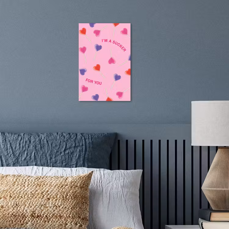 Lolly - Valentijn - Illustratie - Snoep poster papier klein -sfeer2