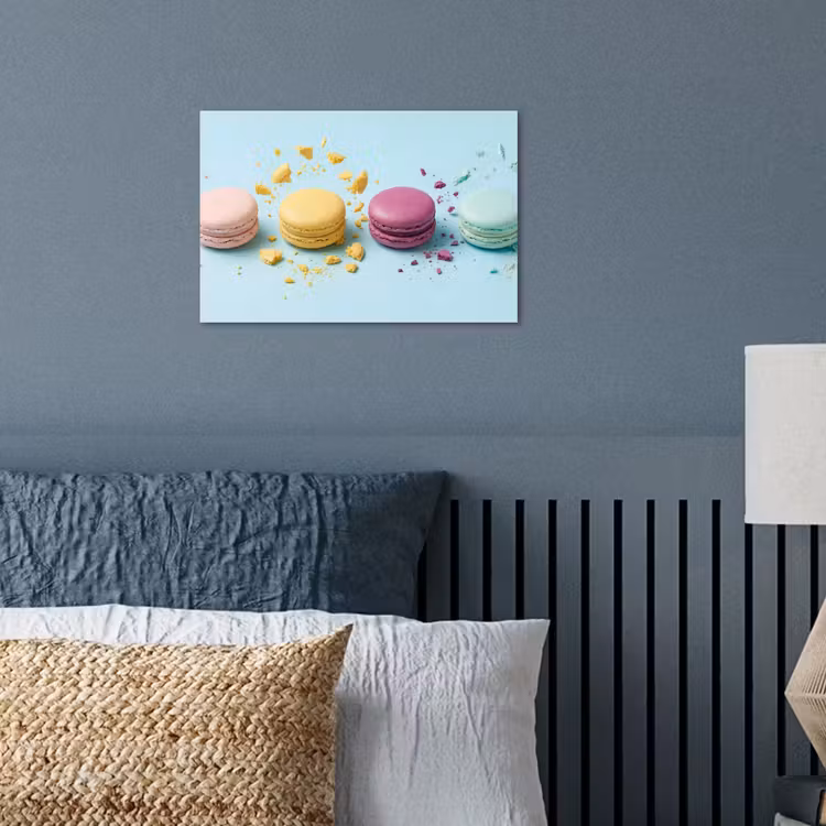 Macarons - Kleurrijk - Pastel poster papier klein -sfeer2