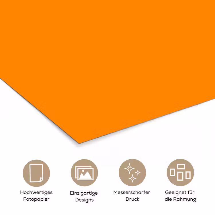 Marigold - Glow - Oranje poster papier klein 62 -tcloseup_DE
