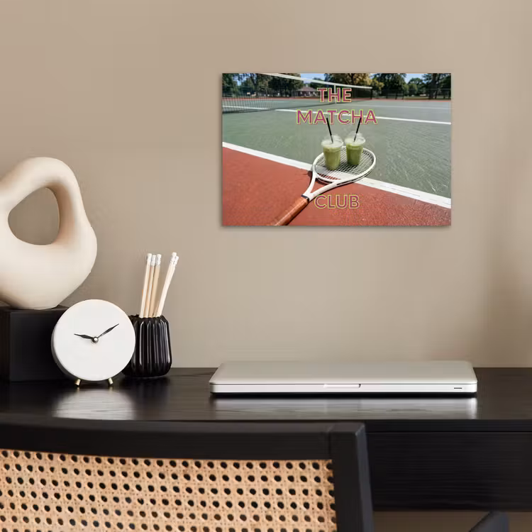 Matcha Club - Tennis - Matcha poster papier klein -sfeer1