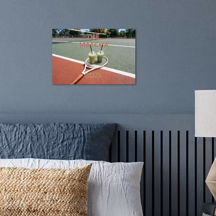 Matcha Club - Tennis - Matcha poster papier klein -sfeer2