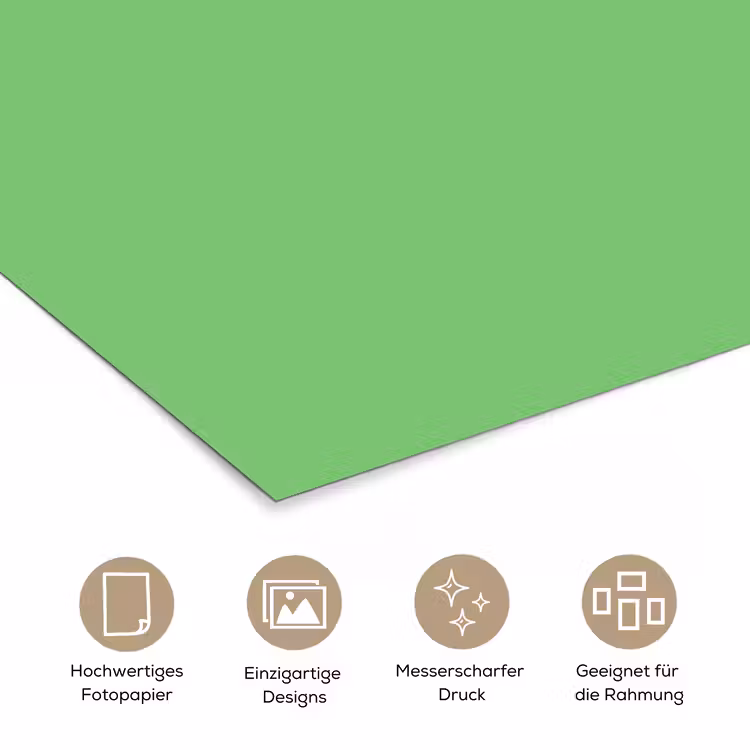 Meadow - Green - Groen poster papier klein 62 -tcloseup_DE