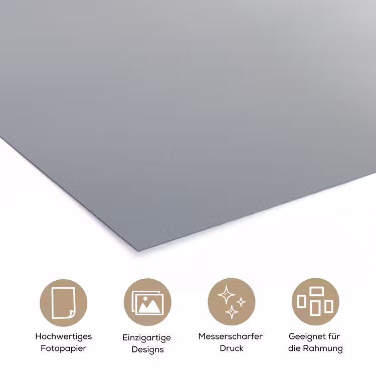 Minimalistisch - Silhouet - Zwart - Vliegtuig poster papier klein -tcloseup_DE