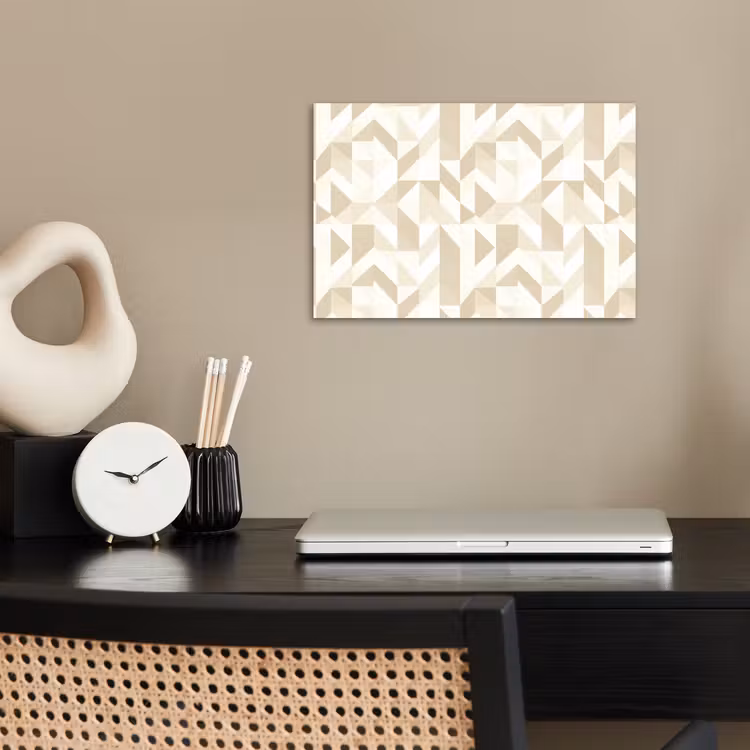 Modern - Abstract - Beige poster papier klein 62 -sfeer1