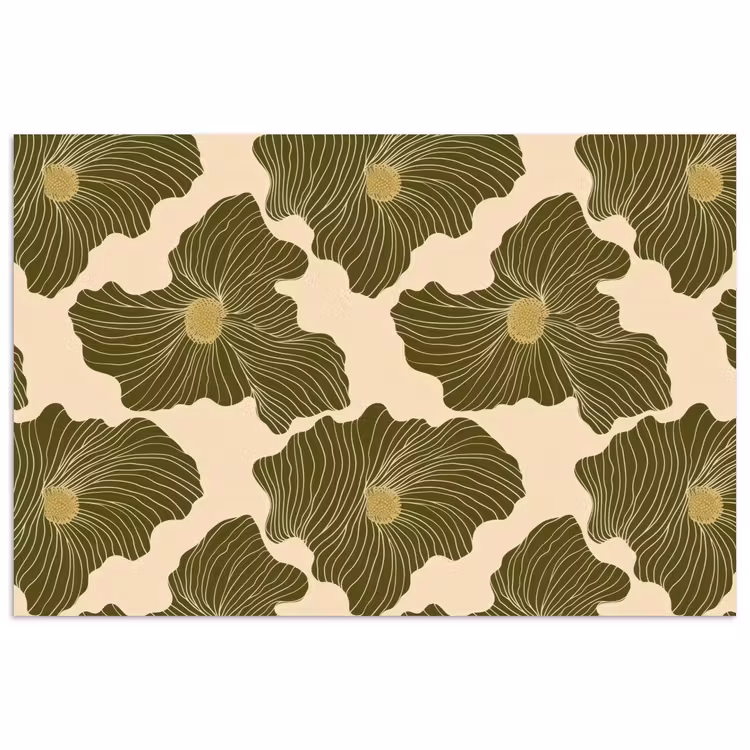 Modern - Abstract - Groen poster papier klein 62 -3d