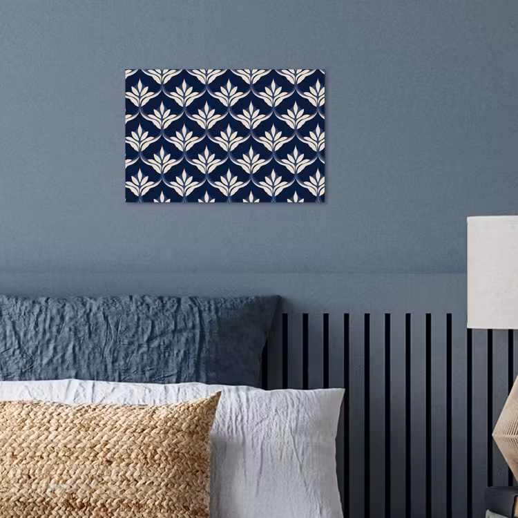 Modern - Ontwerp - Blauw poster papier klein 62 -sfeer2
