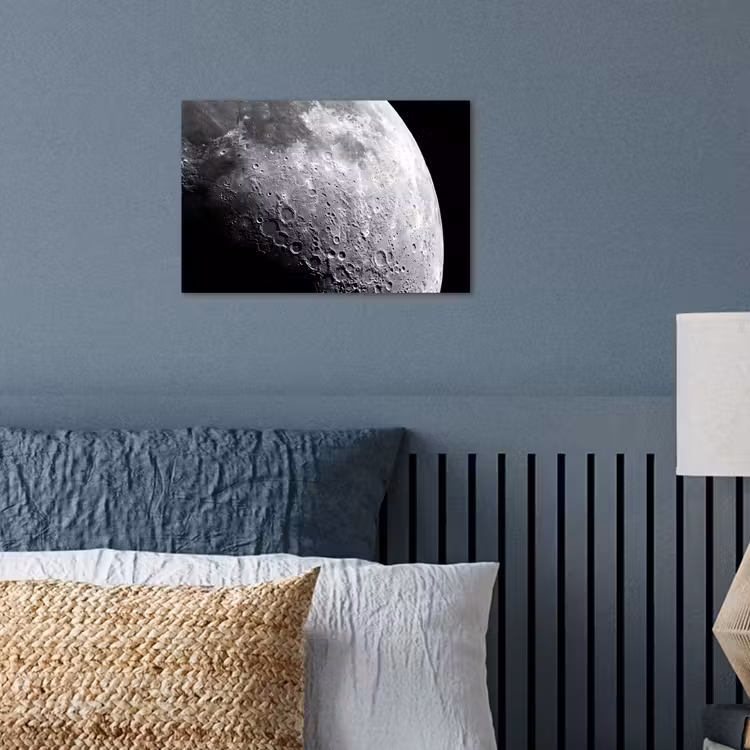 Poster - Mond – Krater – Weltraum - Maan - Kraters - Ruimte poster papier klein