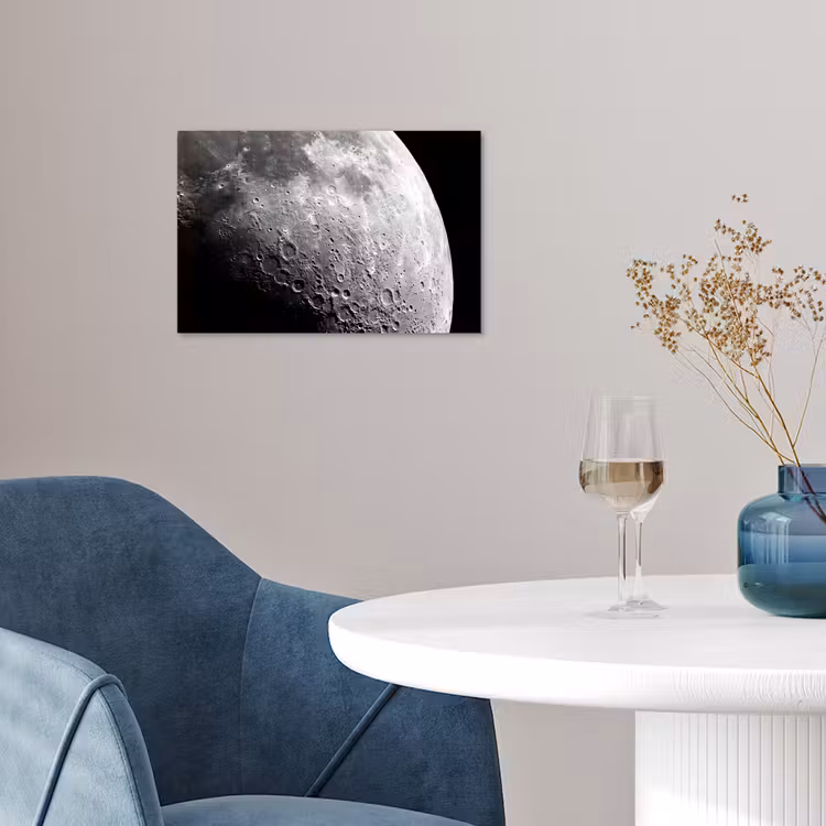 Poster - Mond – Krater – Weltraum - Maan - Kraters - Ruimte poster papier klein