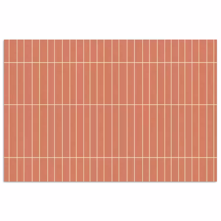 Patroon - Tegels - Terracotta poster papier klein 62 -3d
