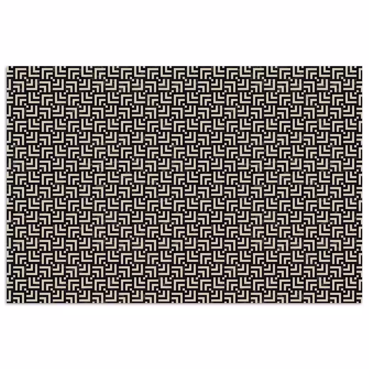 Patroon - Marmer - Zwart poster papier klein 62 -3d