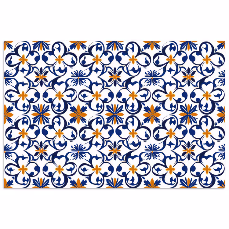 Patroon - Modern - Kleurrijk poster papier klein 62 -3d
