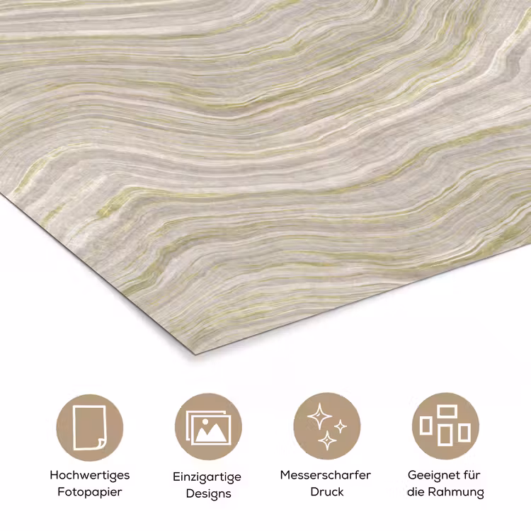 Patroon - Sereen - Groen poster papier klein 62 -tcloseup_DE