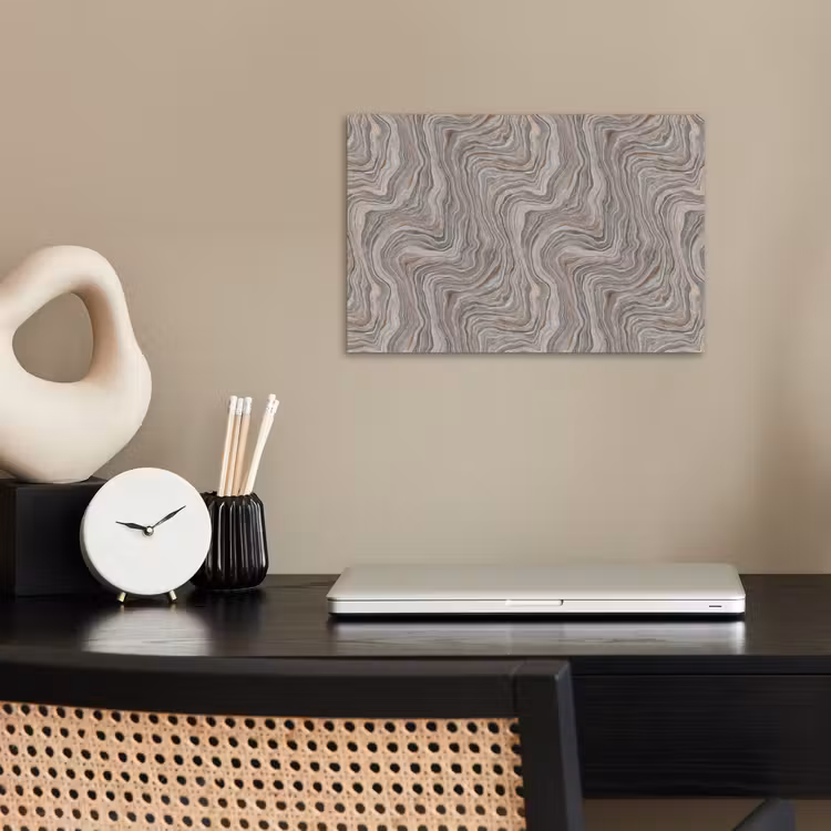 Patroon - Textuur - Grijs poster papier klein 62 -sfeer1