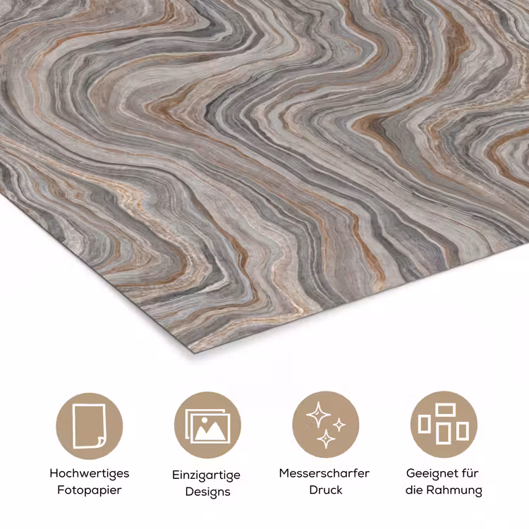 Patroon - Textuur - Grijs poster papier klein 62 -tcloseup_DE