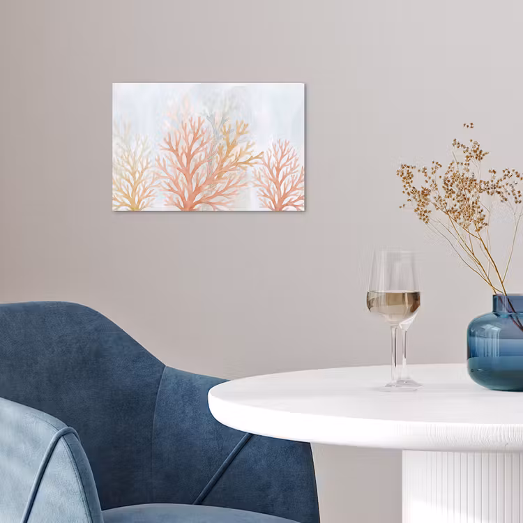 Natuur - Abstract - Aquarel - Organisch - Warm poster papier klein -sfeer3