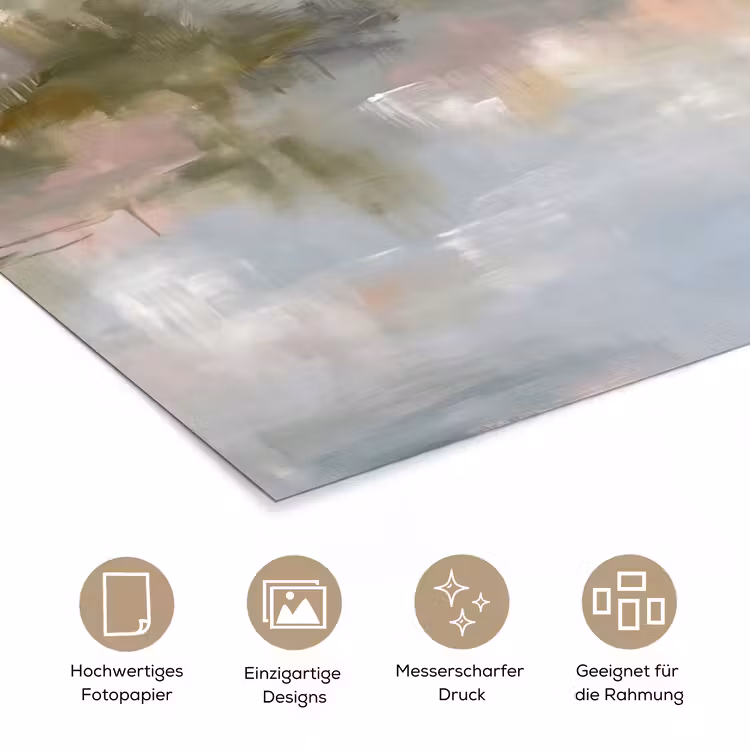 Natuur - Landschap - Abstract - Water - Groen poster papier klein -tcloseup_DE