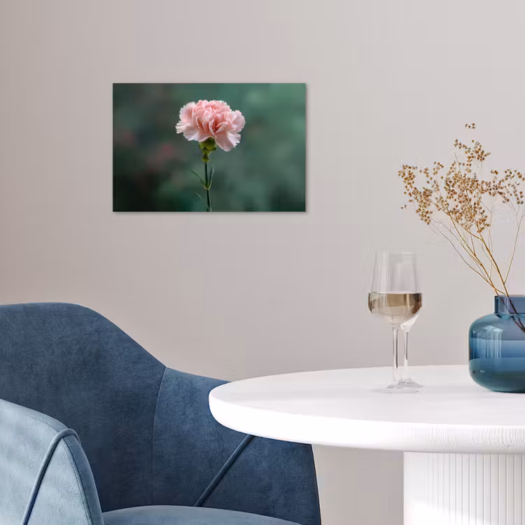 Anjer - Roze - Bloemblaadjes poster papier klein -sfeer3