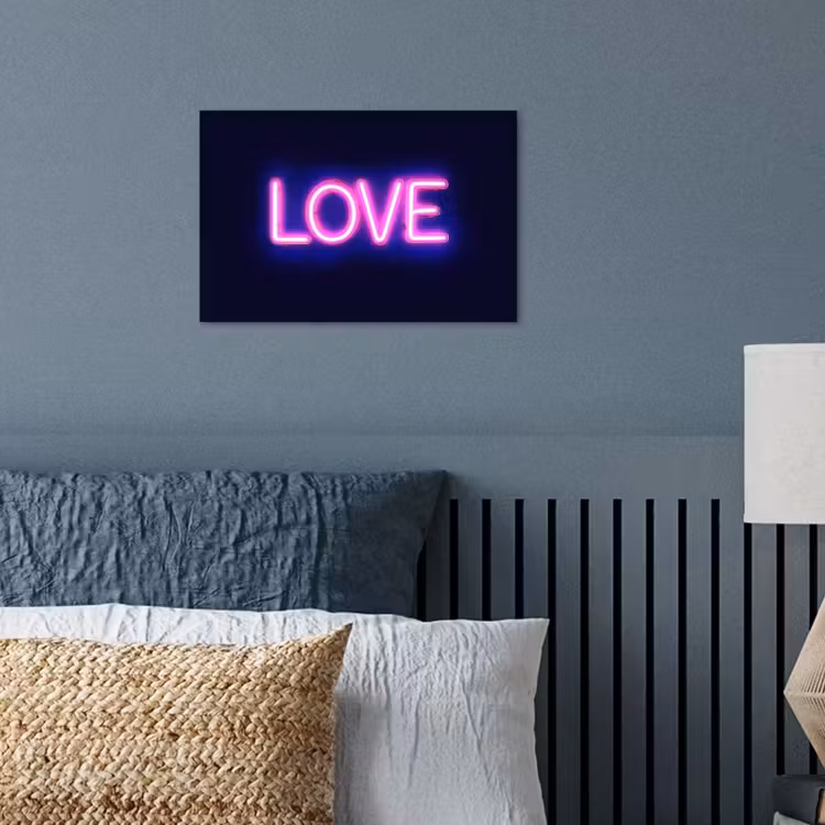 Neon - Love - Valentijn poster papier klein -sfeer2