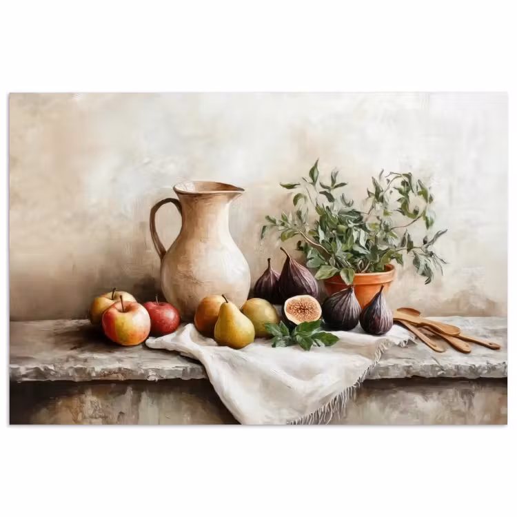 Fruit - Kruiden - Landelijk poster papier klein -3d