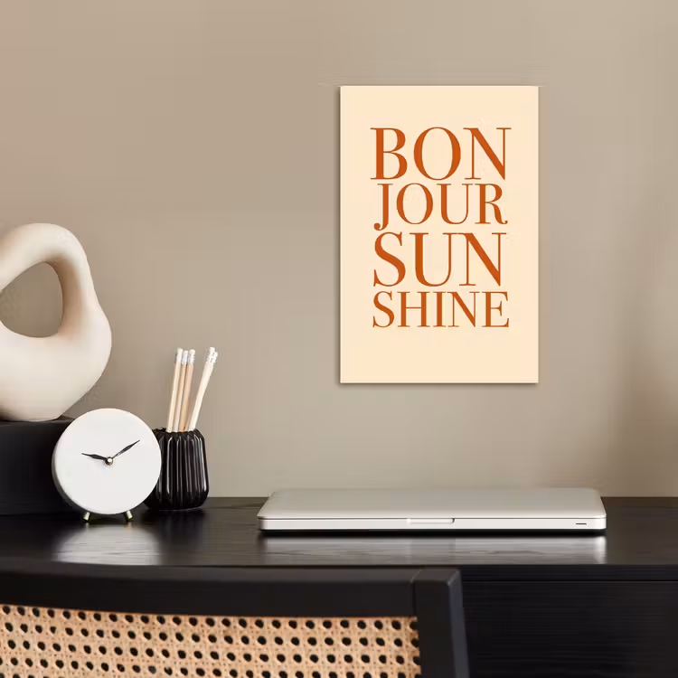 Oranje - Quote - Sun poster papier klein -sfeer1