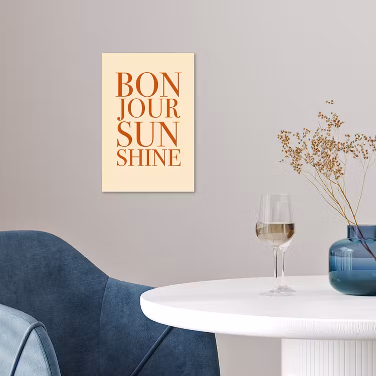 Oranje - Quote - Sun poster papier klein -sfeer3