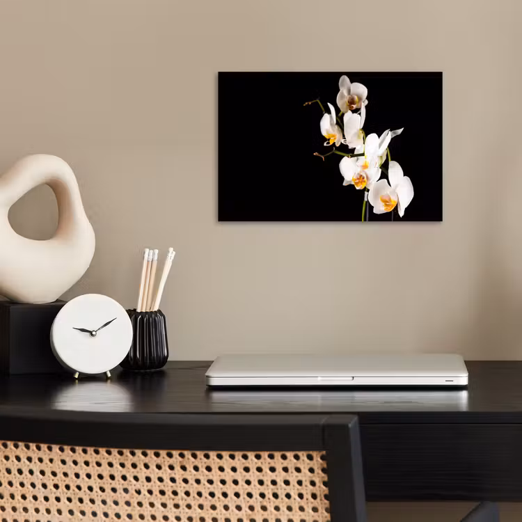 Orchidee - Bloemen - Planten - Botanisch poster papier klein -sfeer1