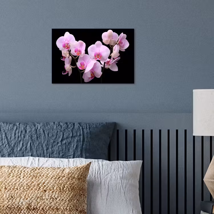 Orchidee - Bloemen - Roze - Flora poster papier klein -sfeer2