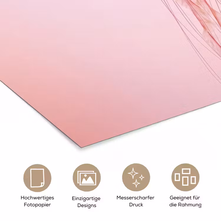 Sierlijk - Kwal - Roze poster papier klein -tcloseup_DE