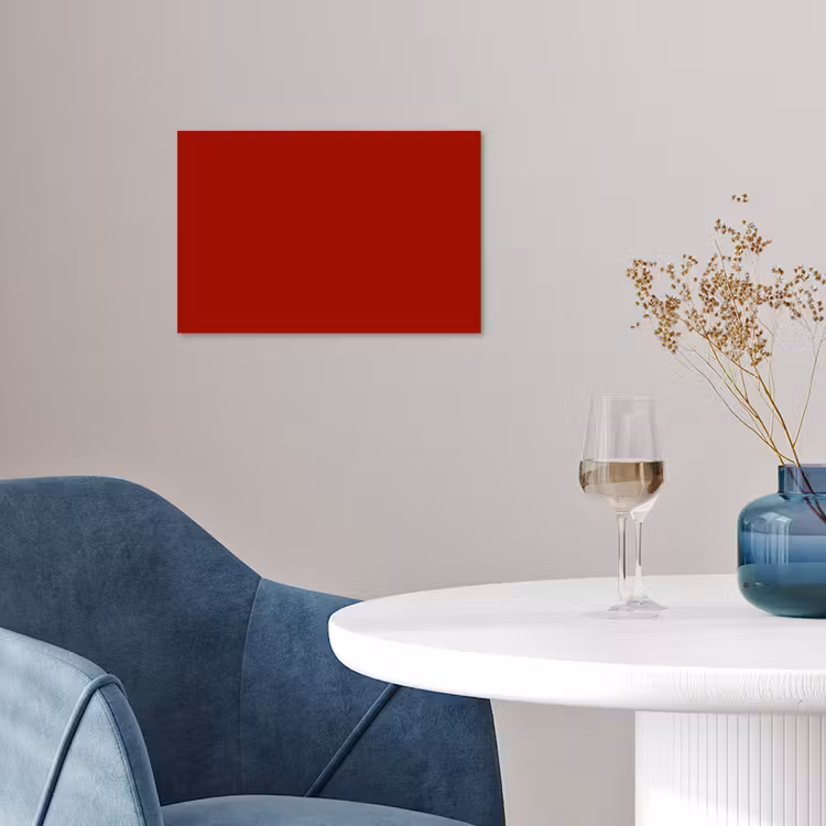 Oxblood - Maroon - Rood poster papier klein 62 -sfeer3