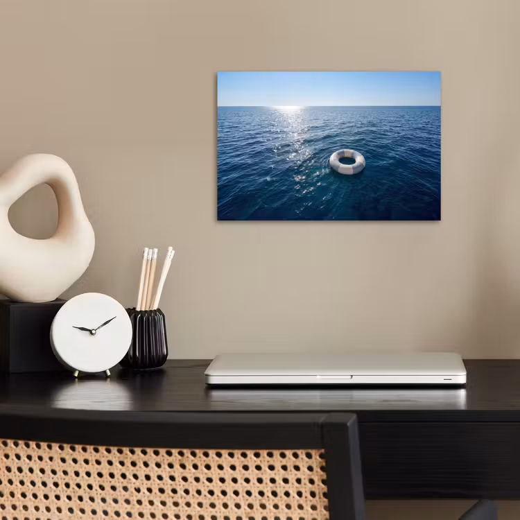 Oceaan - Zwemband - Horizon poster papier klein -sfeer1