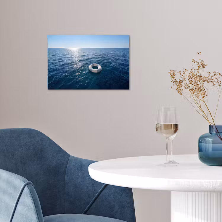 Oceaan - Zwemband - Horizon poster papier klein -sfeer3