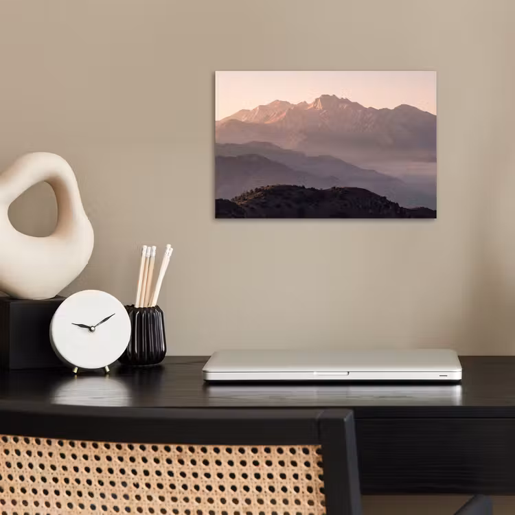 Panorama - Landschap - Bergen poster papier klein -sfeer1