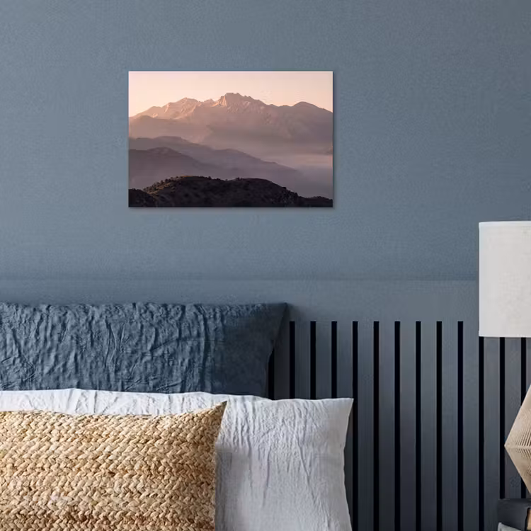 Panorama - Landschap - Bergen poster papier klein -sfeer2