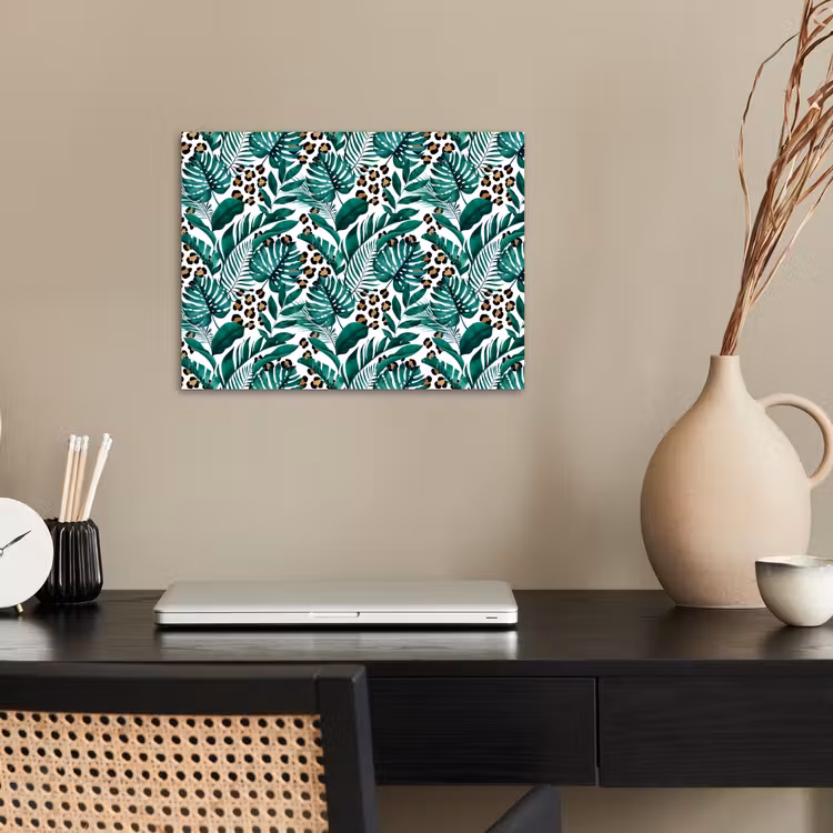 Panterprint - Bladeren - Jungle poster papier klein -sfeer1