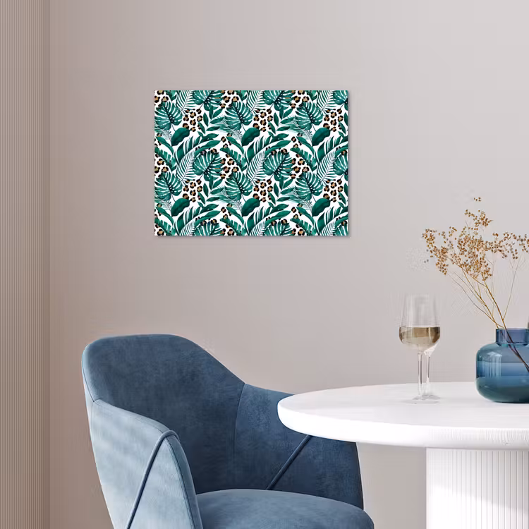 Panterprint - Bladeren - Jungle poster papier klein -sfeer3