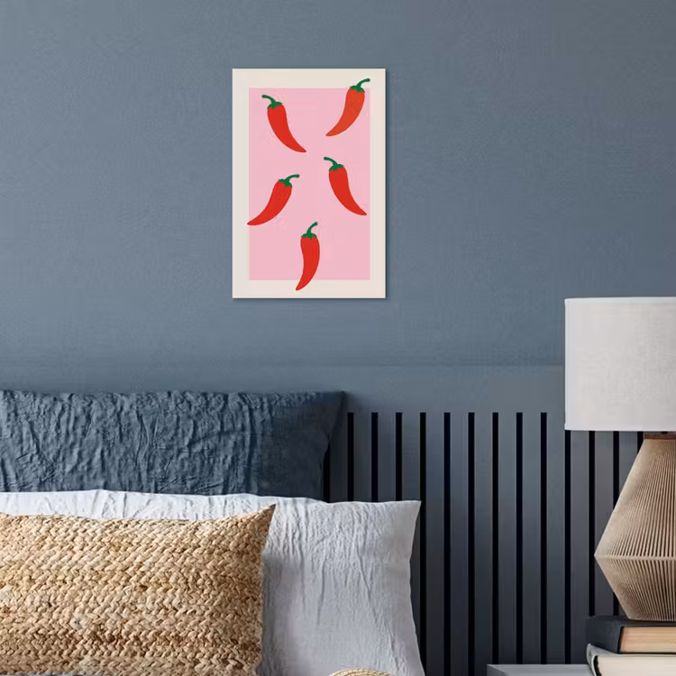 Pepers - Rood - Illustratie poster papier klein -sfeer2
