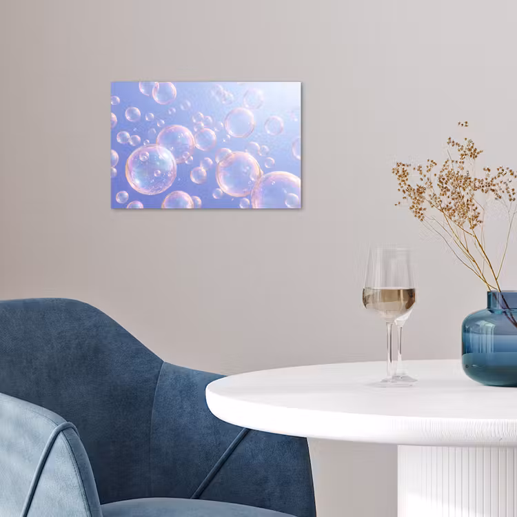 Pastel - Bubbels - Dromerig poster papier klein -sfeer3