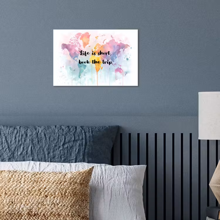 Pastelkleuren - Quote - Sierletters poster papier klein -sfeer2