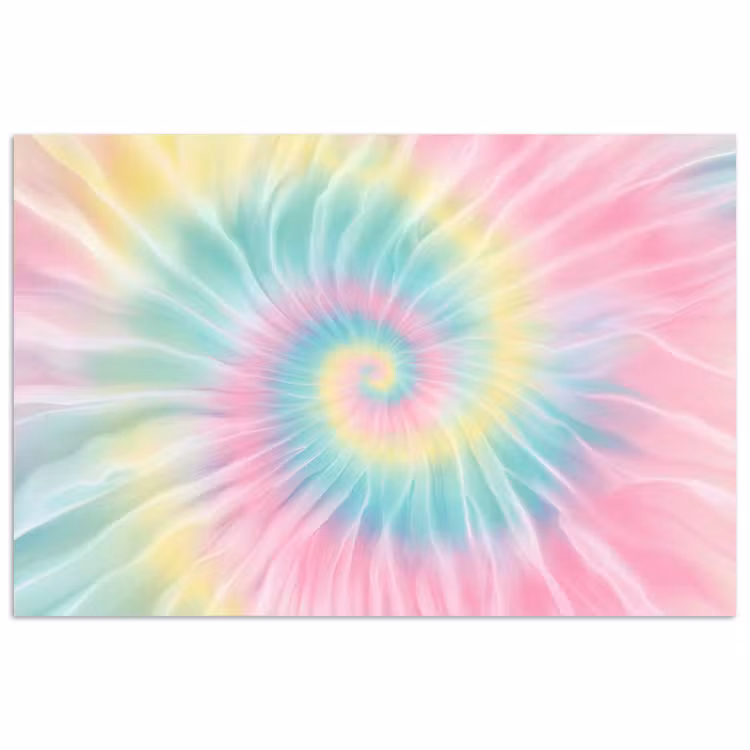 Pasteltinten - Tie dye - Roze poster papier klein -3d