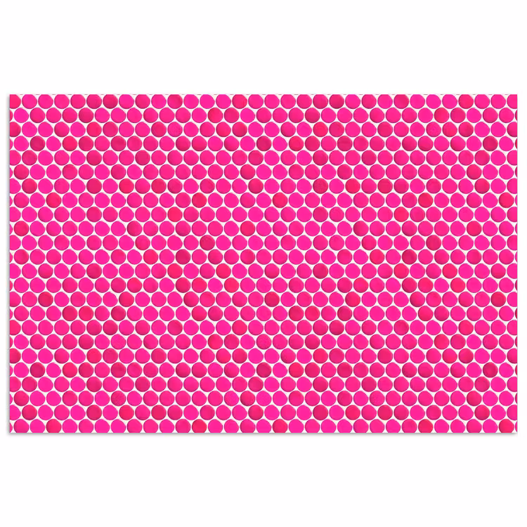 Penny - Mozaïek - Felroze poster papier klein 62 -3d