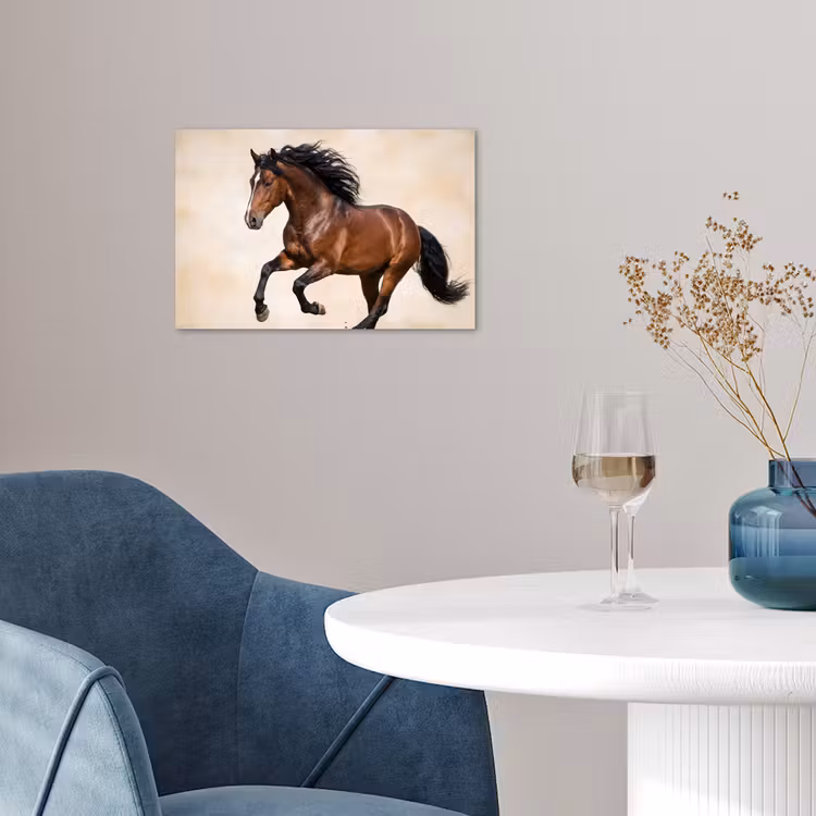 Paard - Galop - Energie poster papier klein -sfeer3
