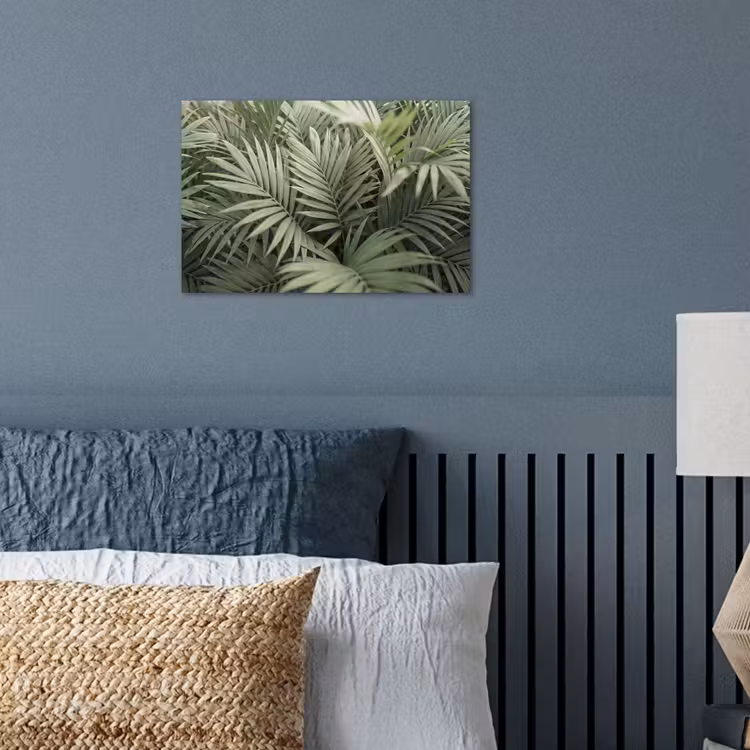 Plant - Palmbladeren - Natuur - Groen poster papier klein -sfeer2