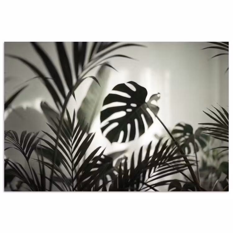Planten - Bladeren - Natuur - Minimalistisch - Groen poster papier klein -3d