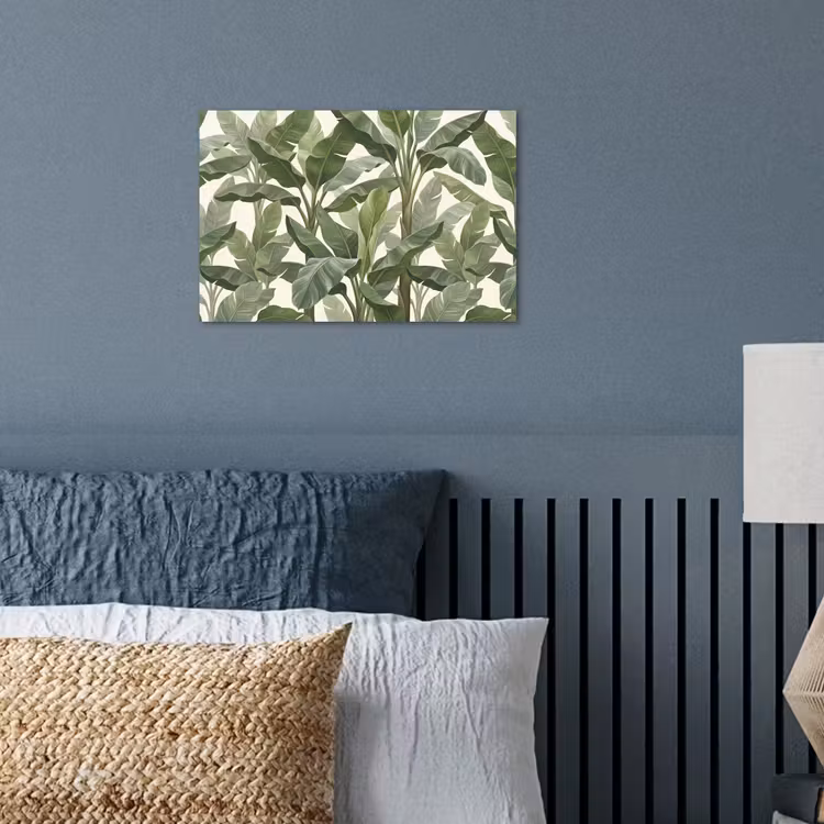 Planten - Bladeren - Tropisch - Groen poster papier klein -sfeer2