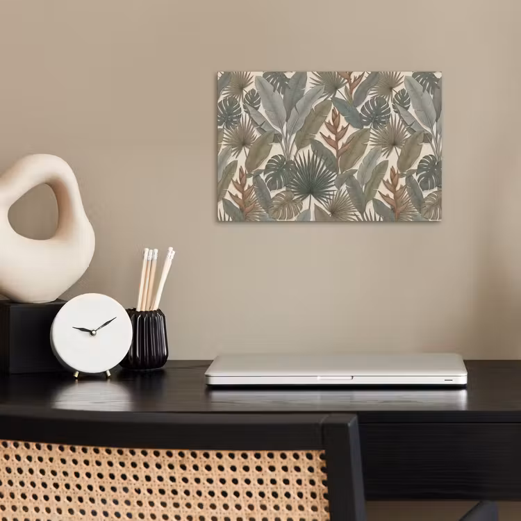 Planten - Tropisch - Natuur - Illustratie - Groen poster papier klein -sfeer1