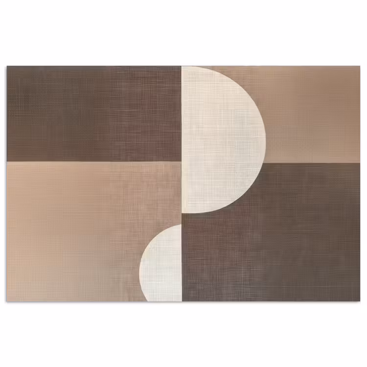 Raster - Halve cirkels - Contrast poster papier klein -3d