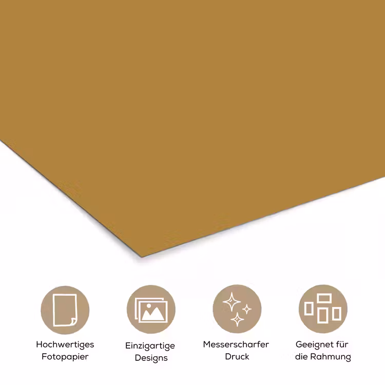 Rhythmic - Ochre - Geel poster papier klein 62 -tcloseup_DE