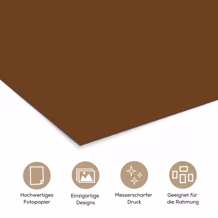 Rich - Espresso - Bruin poster papier klein 62 -tcloseup_DE